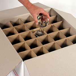 Carton à verres